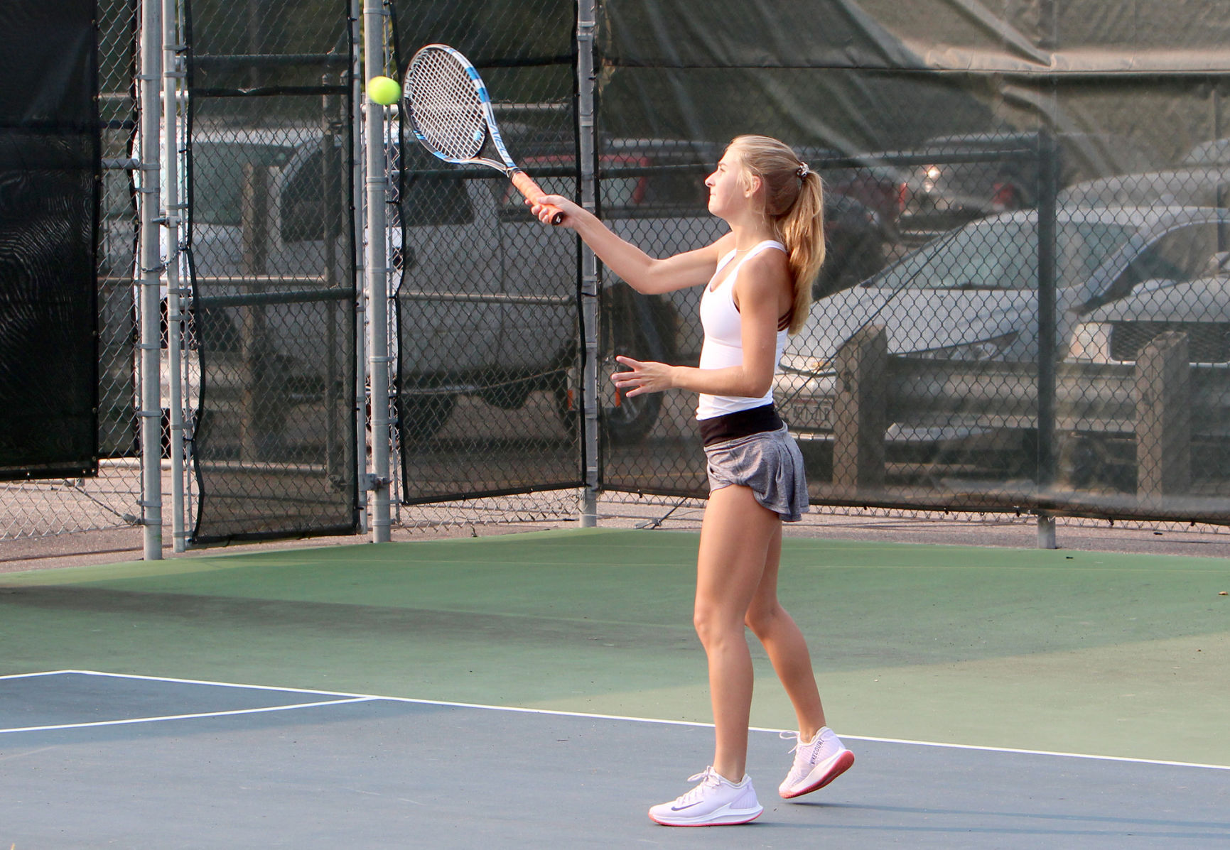 Menomonie at Chippewa Falls girls tennis 9-15-20